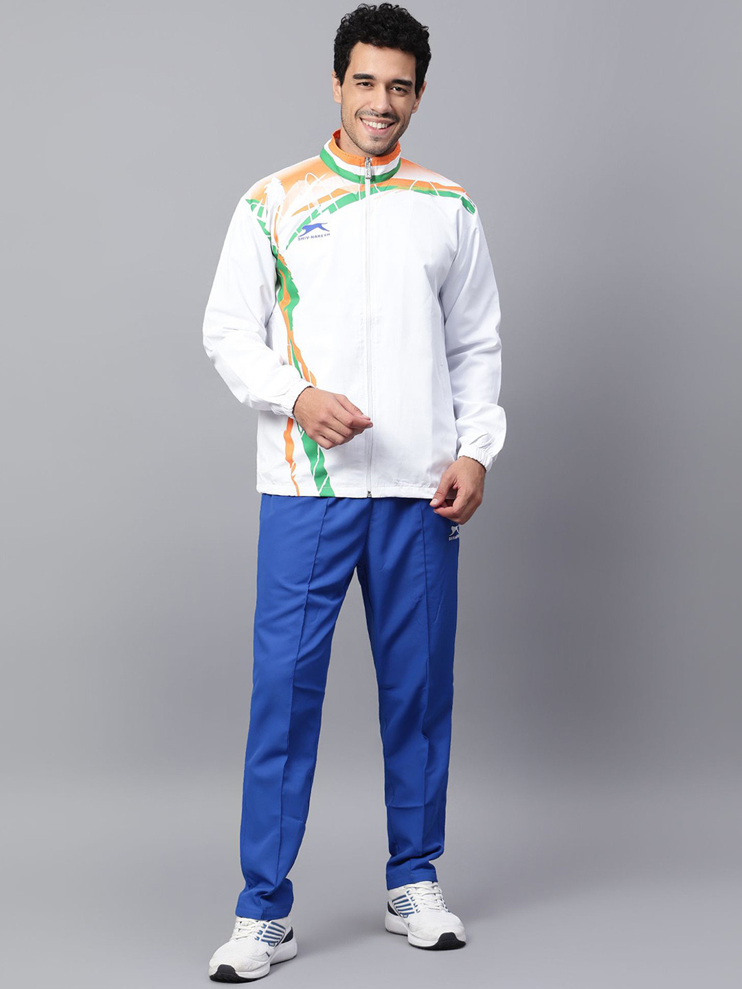 

Shiv Naresh Men Printed Mid Rise Tracksuits, White