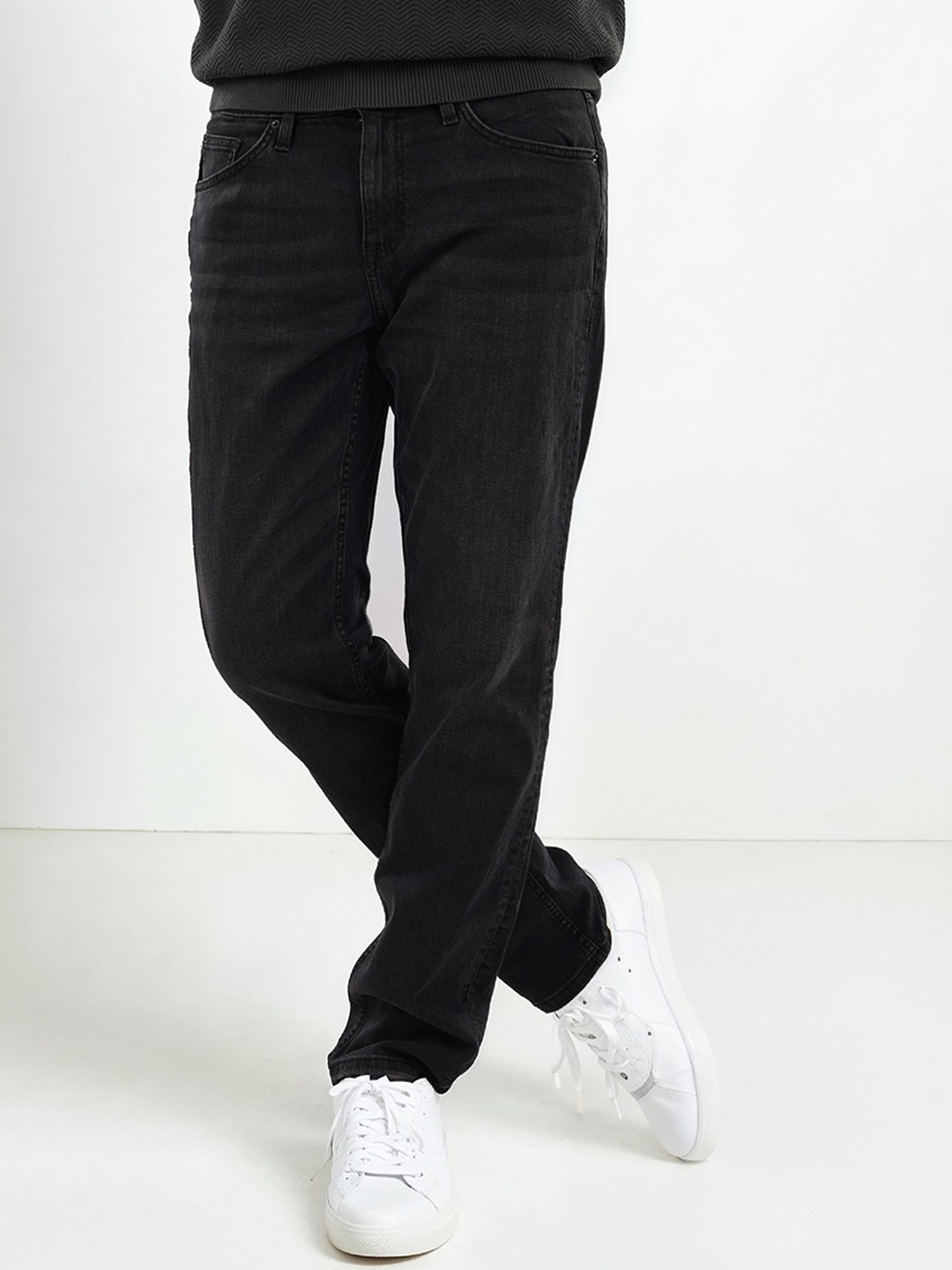 

Celio Men Jean Regular Fit Stretchable Jeans, Black