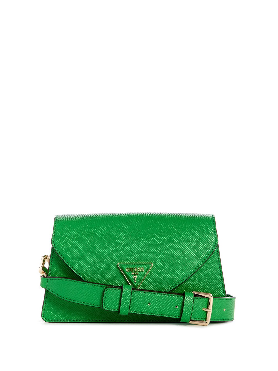 

GUESS PU Structured Sling Bag, Green