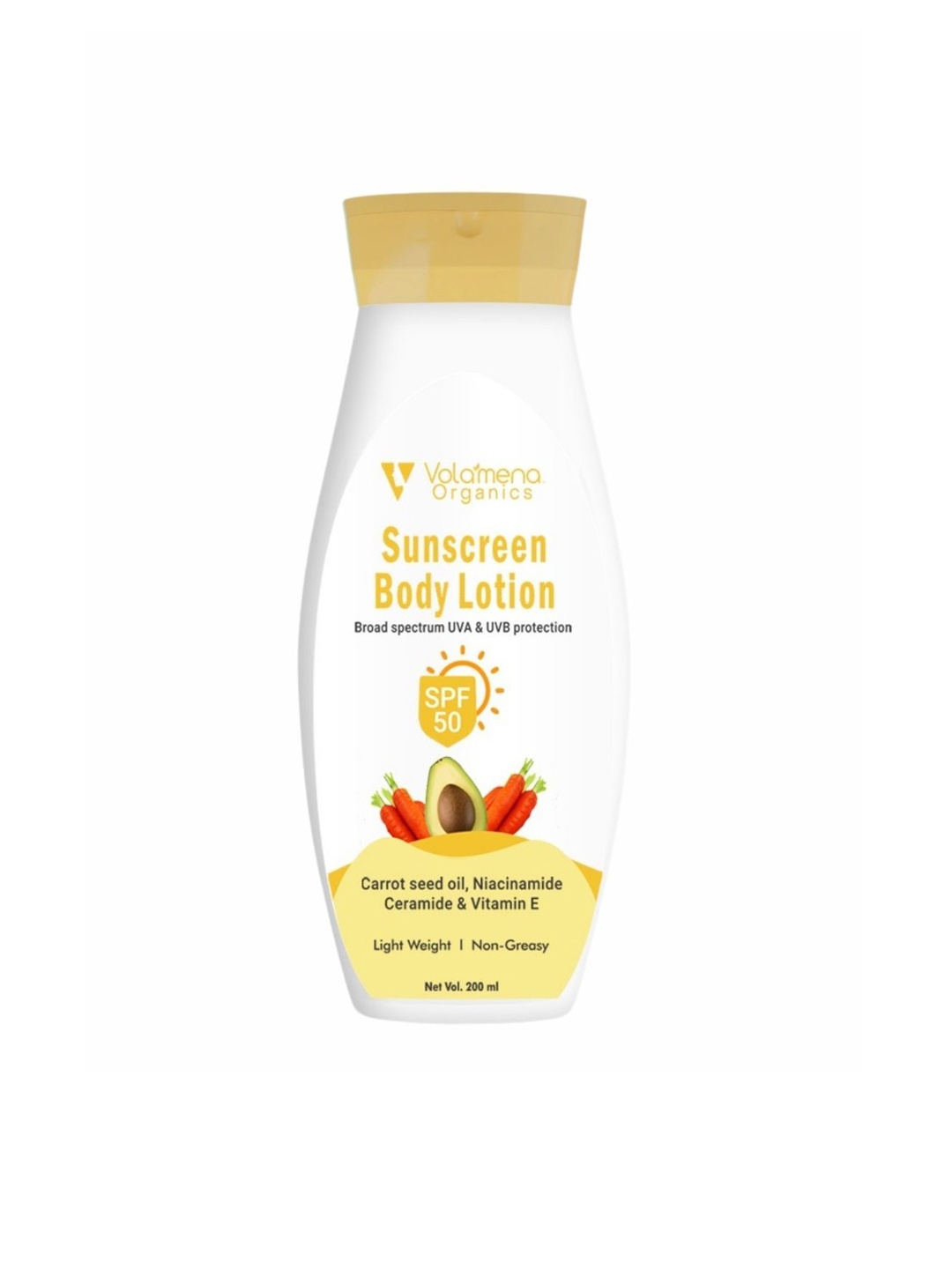 

Volamena Sunscreen Body Lotion 200 ml, White