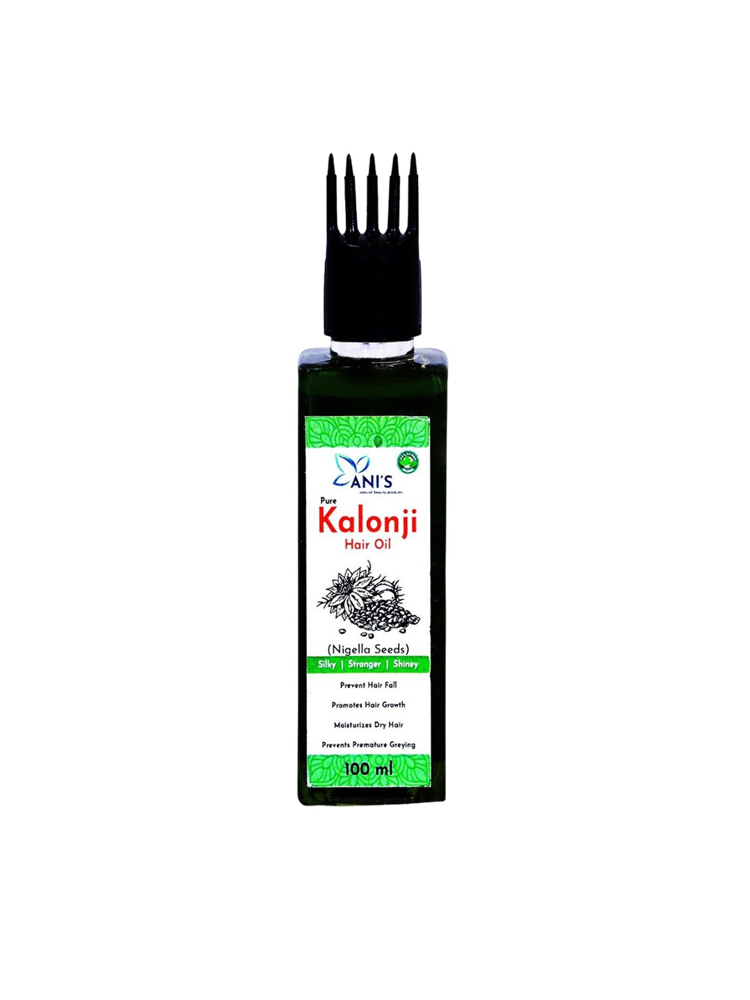 

ANI'S Pure Kalonji Hair Oil 100Ml, Transparent