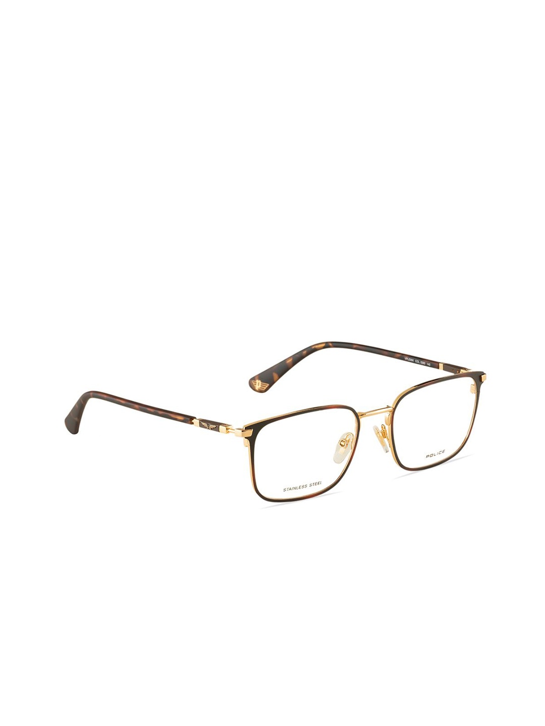 

Police Men Full Rim Square Frames, Brown