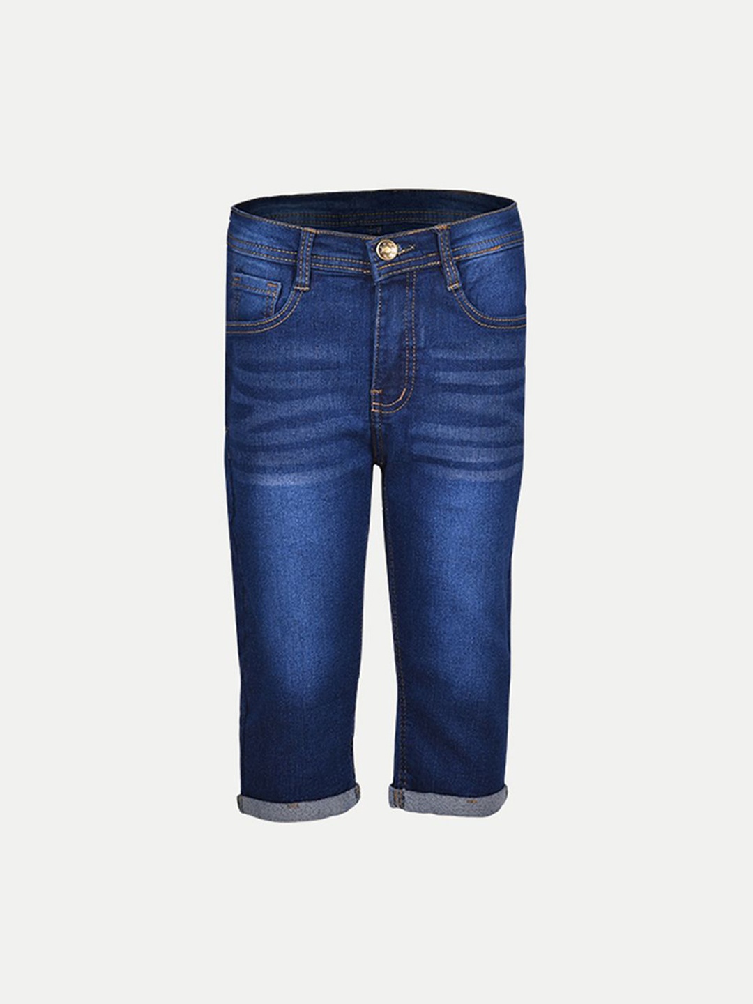 

BAESD Boys Washed Denim Denim Shorts, Blue