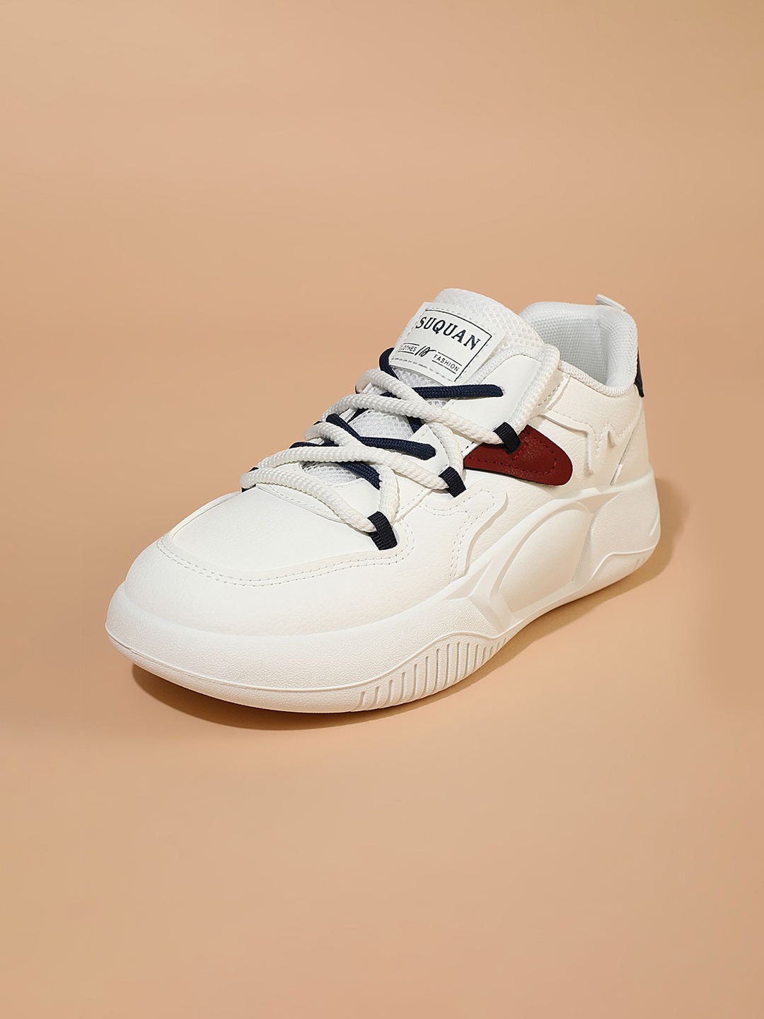

LULU & SKY Women Printed PU Sneakers, Blue