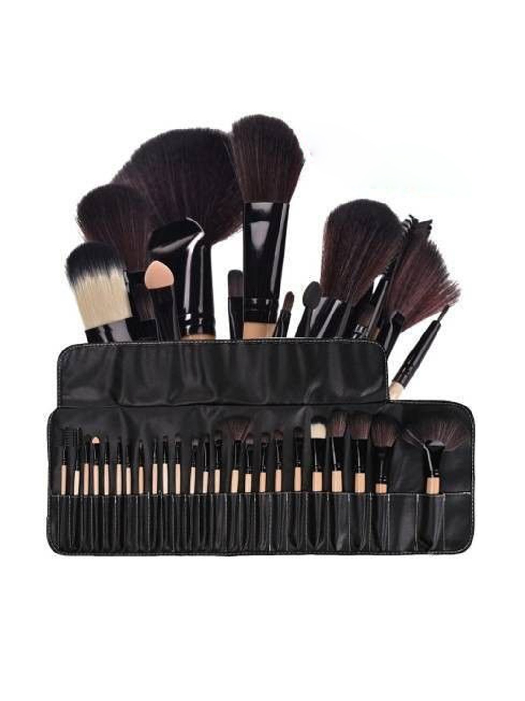 

Yoana Set Of 24 Professional Beauty Makeup Brushes, Black