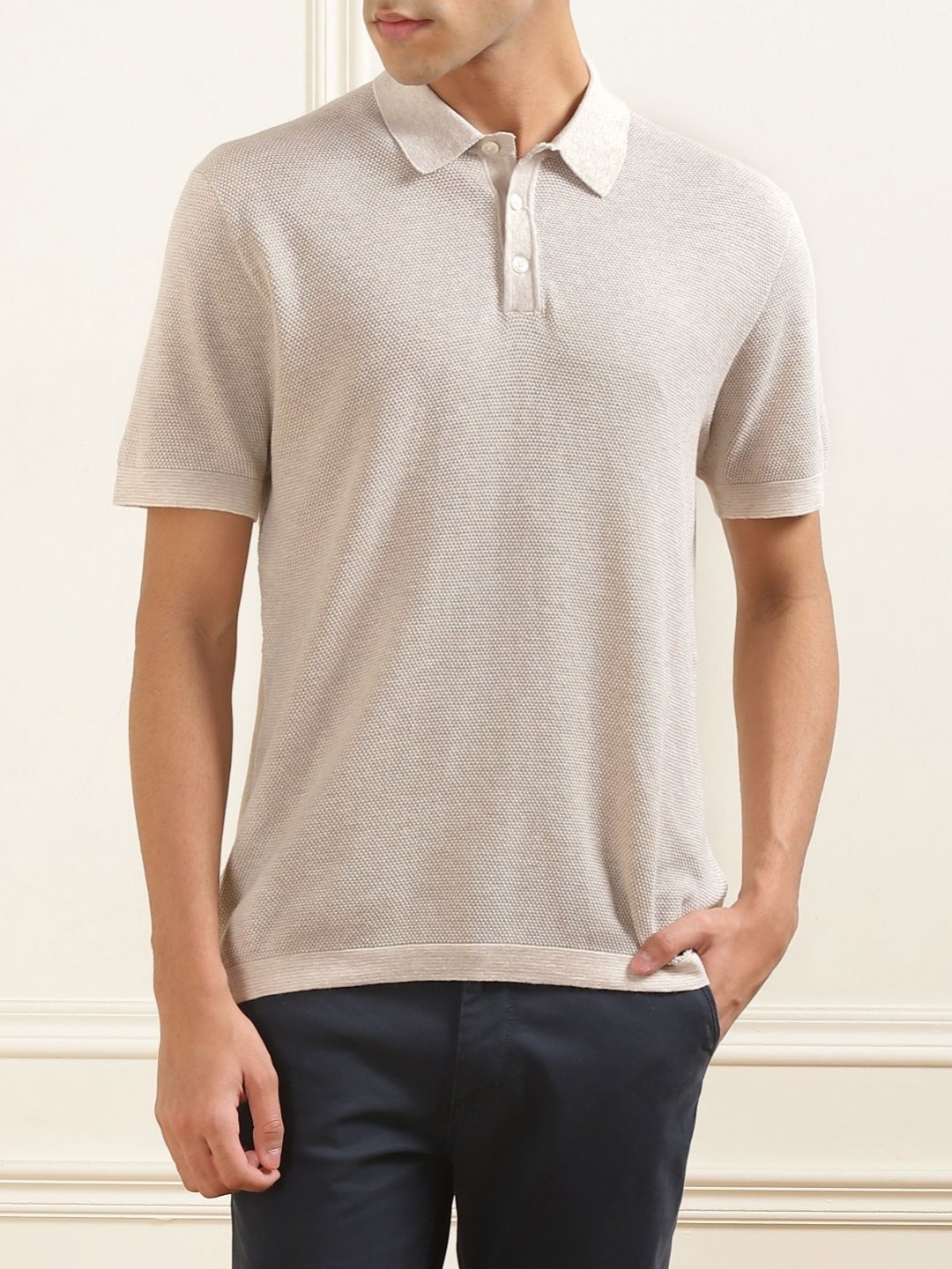 

HACKETT LONDON Men Polo Collar T-shirt, Na