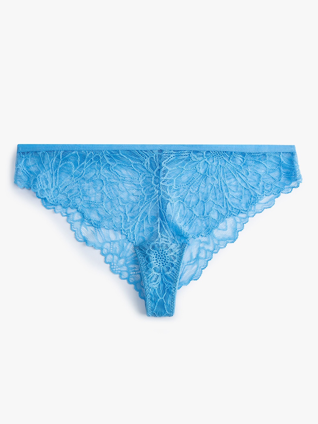 

Koton Self-Designed Lace Hipster Briefs 8684288402385, Blue