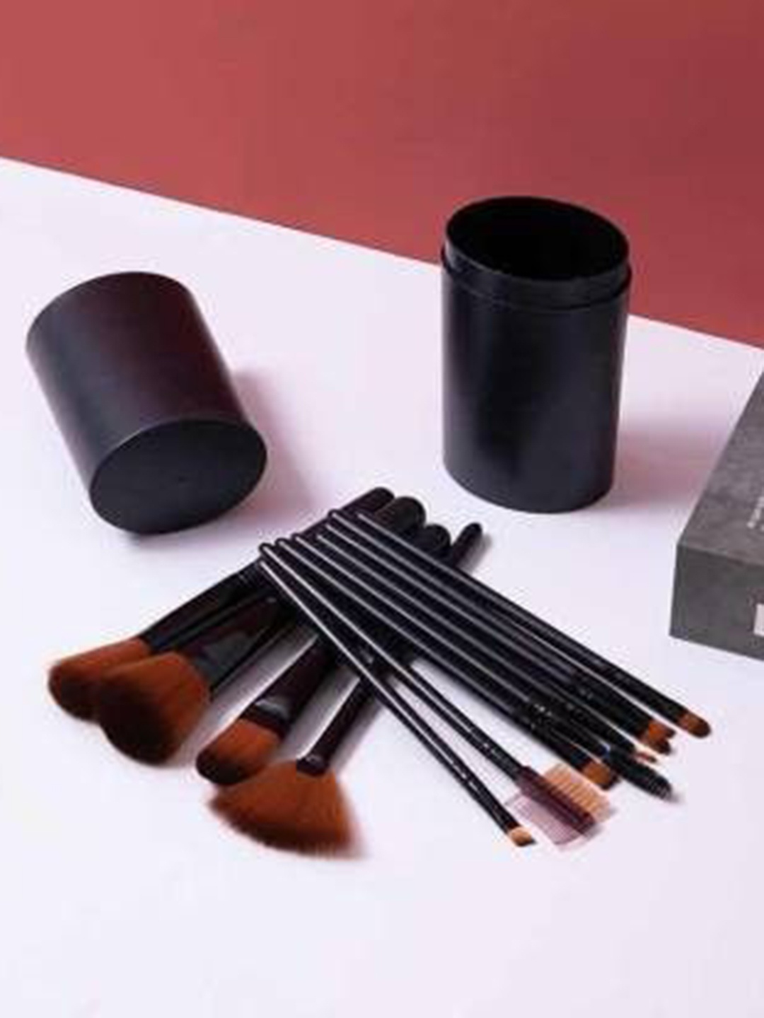 

Yoana Set of 12 Premium Beauty Makeup Extra Soft Brushes With Storage Box, Black
