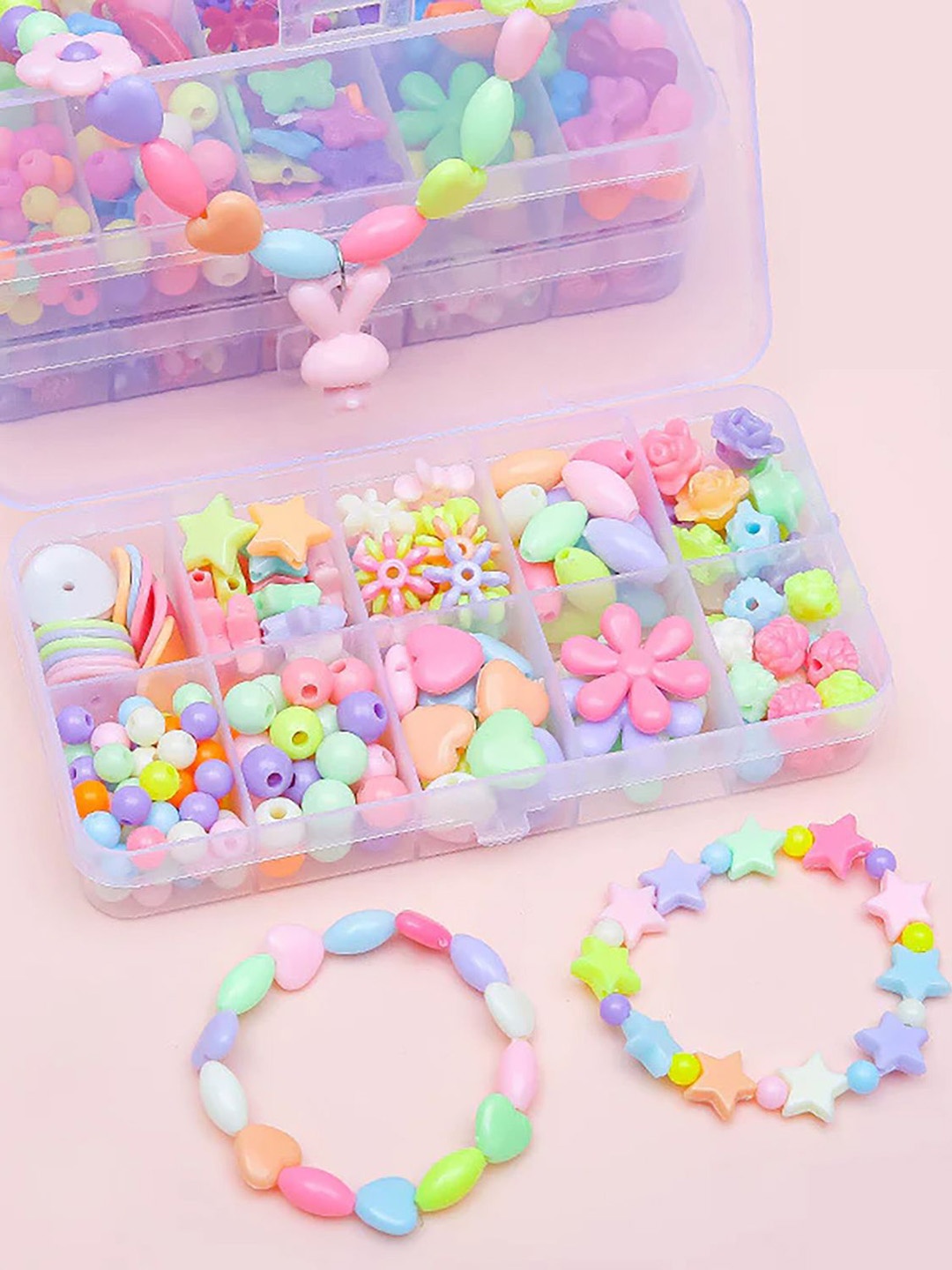 

SYGA Girls Jewellery Making Kit, Pink