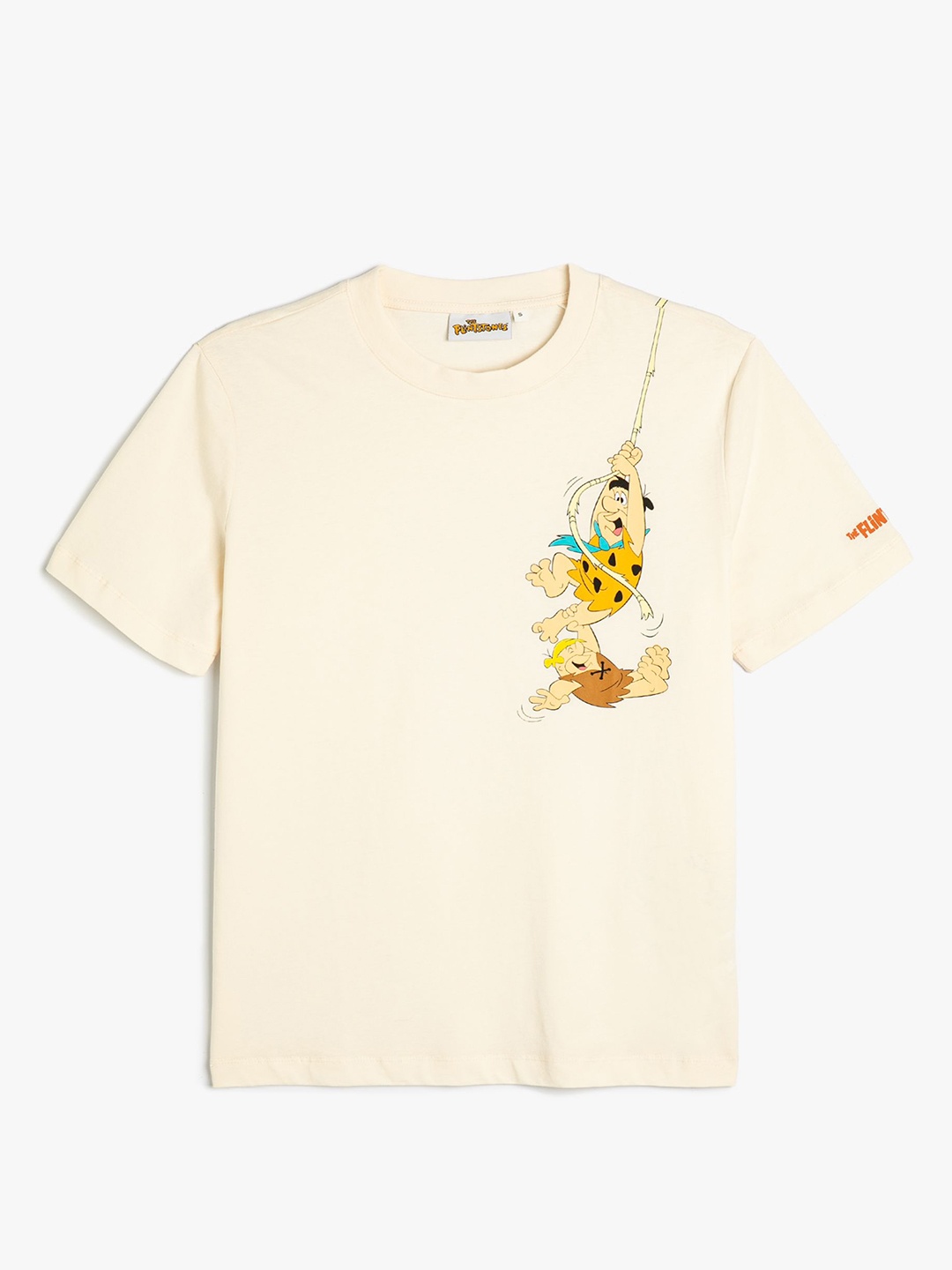 

Koton Men Printed Tropical T-shirt, Beige