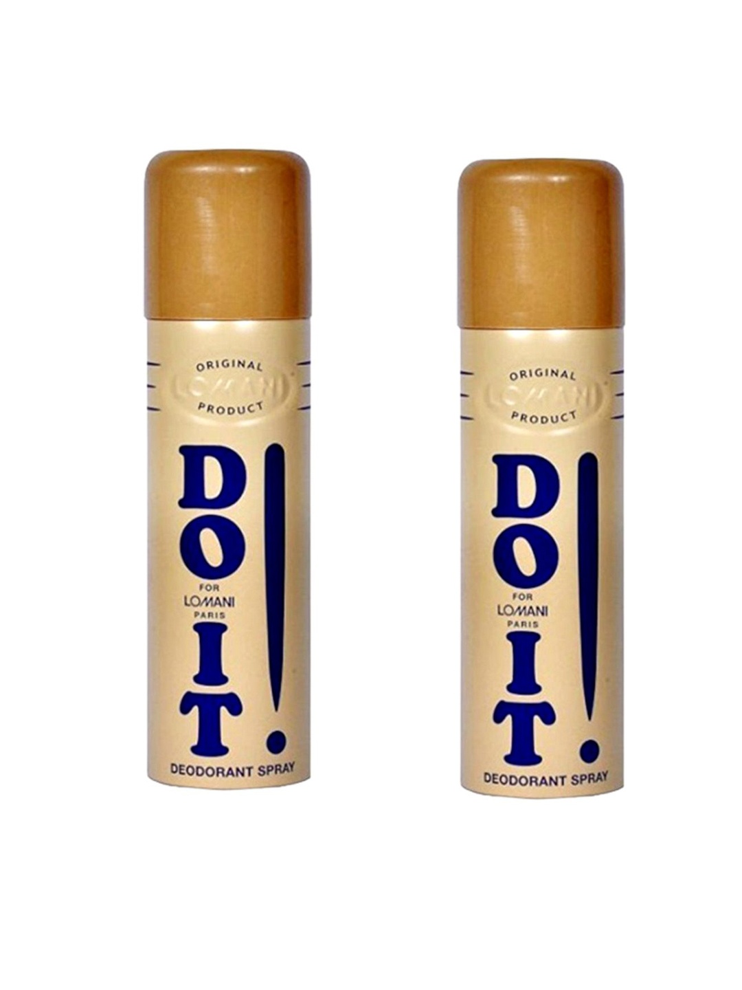 

Lomani Set Of 2 Do It Long Lasting Deodorant Spray - 200g Each, Brown