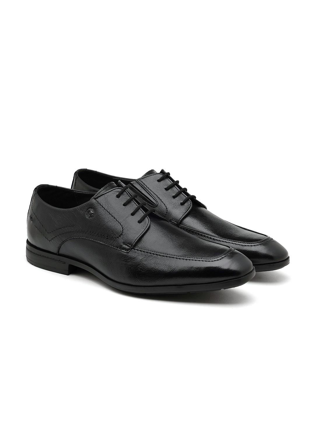 

Ruosh Men Leather Formal Derbys, Black