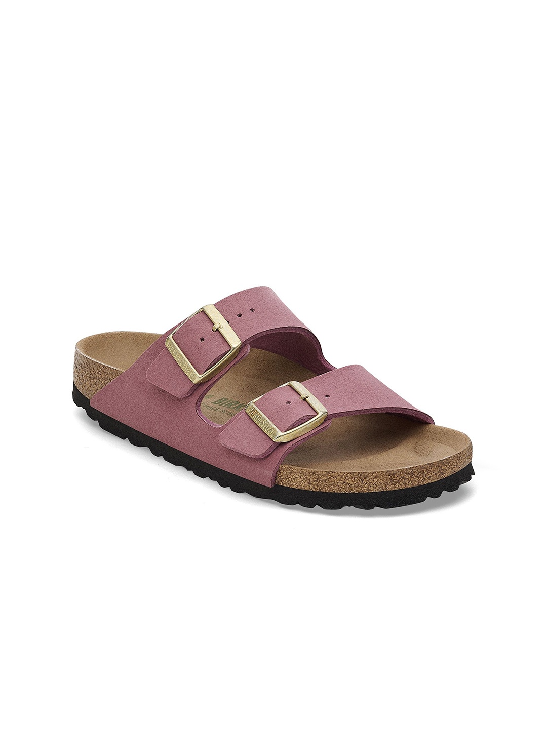 

Birkenstock Women Narrow Width Open Toe Flats With Buckles, Pink