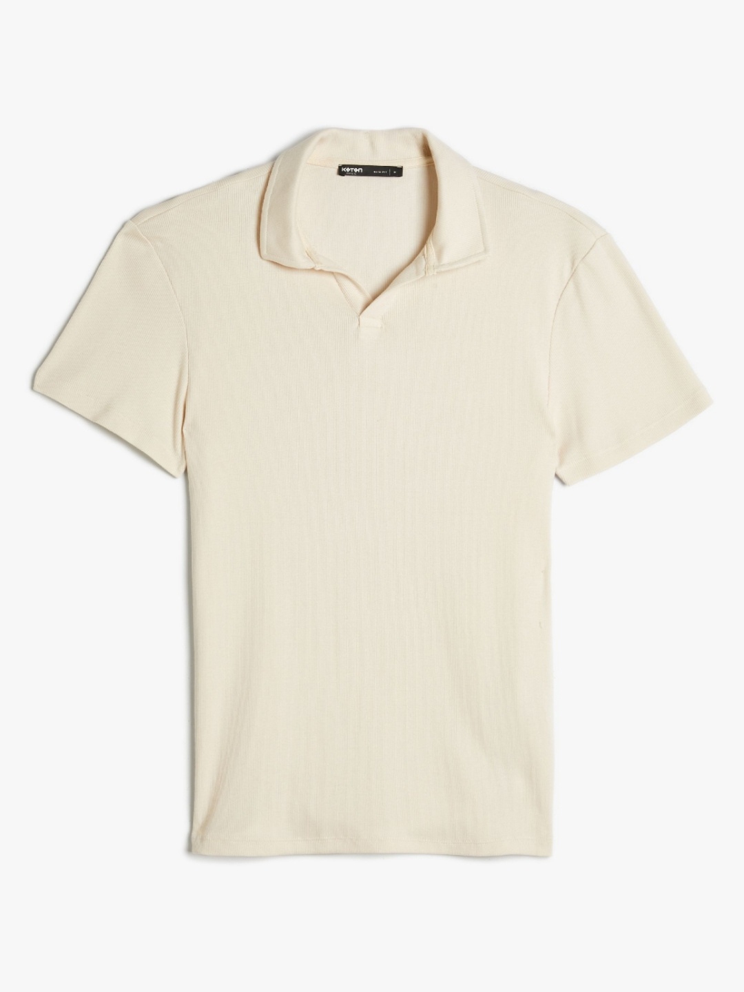 

Koton Men Henley Neck Pockets Slim Fit T-shirt, Beige