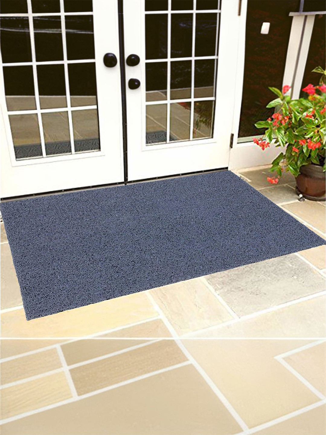 

Kuber Industries Grey Anti Slip Doormat