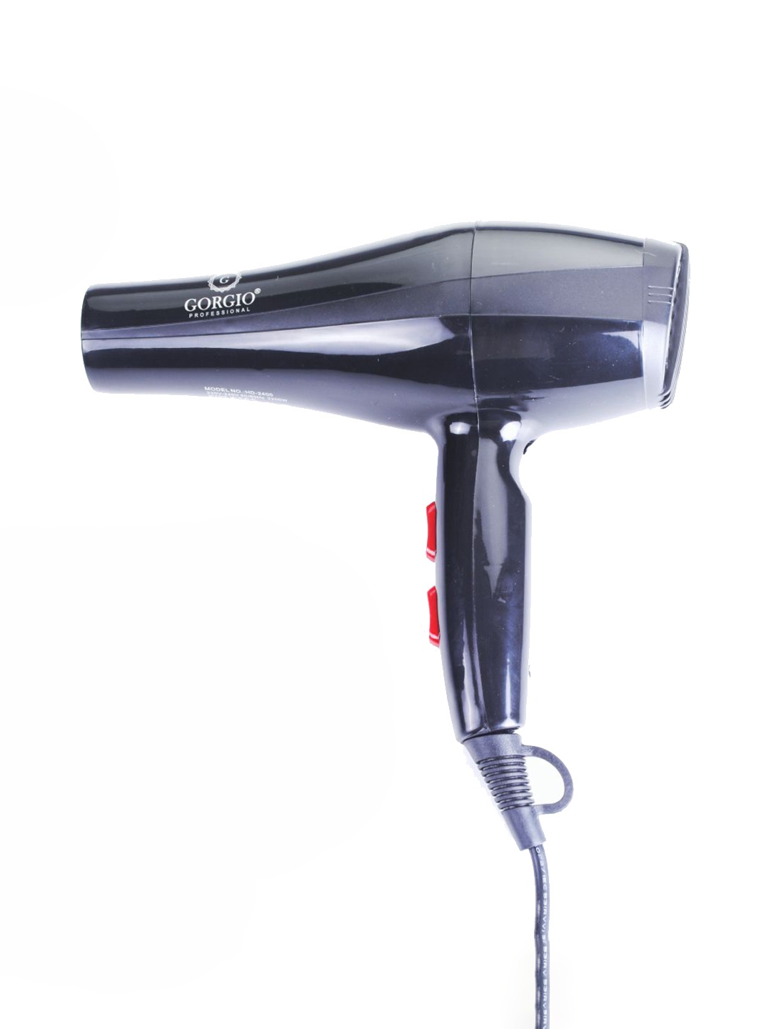 

GORGIO PROFESSIONAL HD2400 Easy Handling Hair Dryer, Black