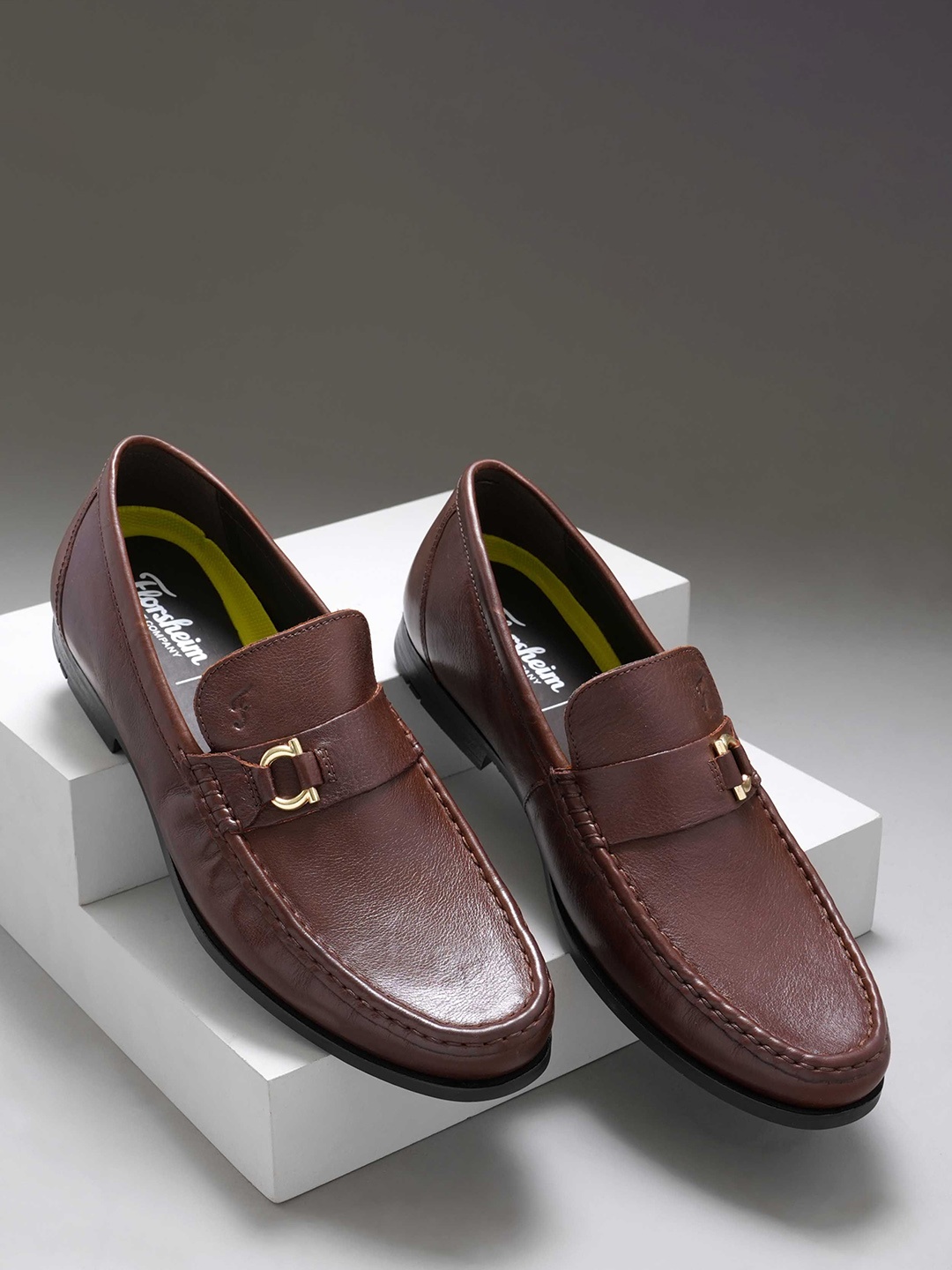 

Florsheim Men Leather Formal Loafers, Brown