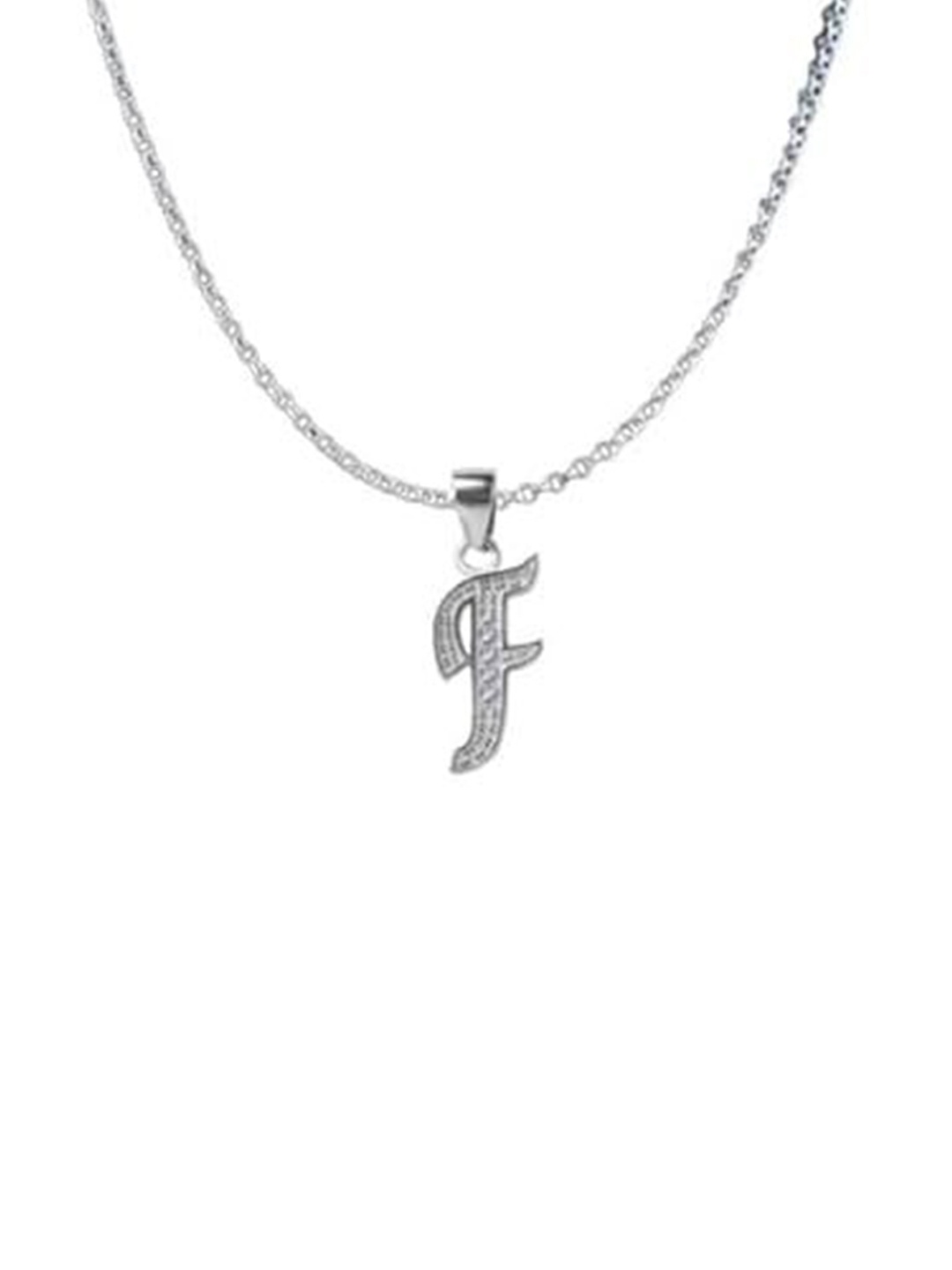 

Paavni Rhodium-Plated Contemporary Pendants, Silver