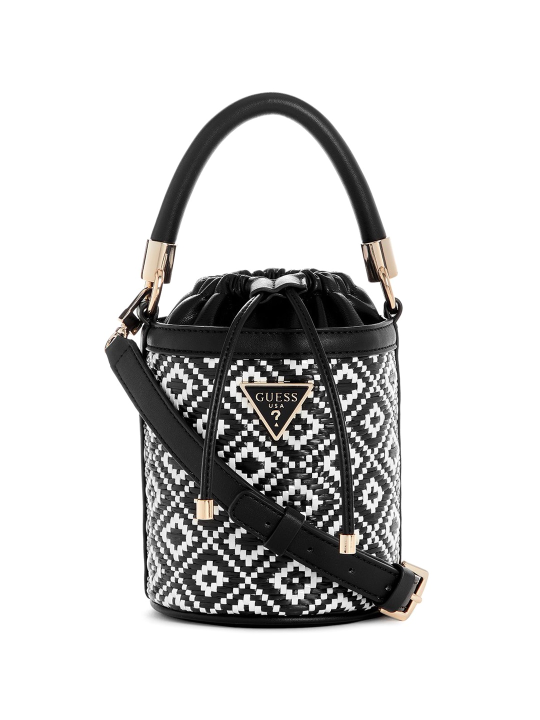 

GUESS Bucket Tote Bag, Black