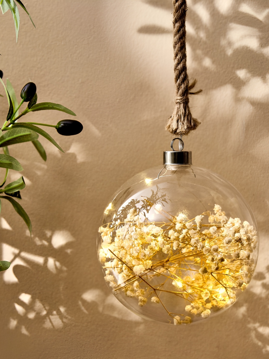 

Home Centre Transparent & Yellow Printed Glass Contemporary Ceiling Lamp