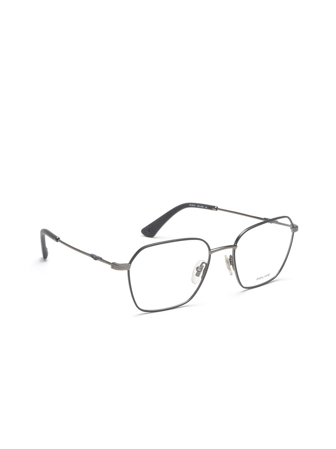 

Police Men Full Rim Square Frames, Grey