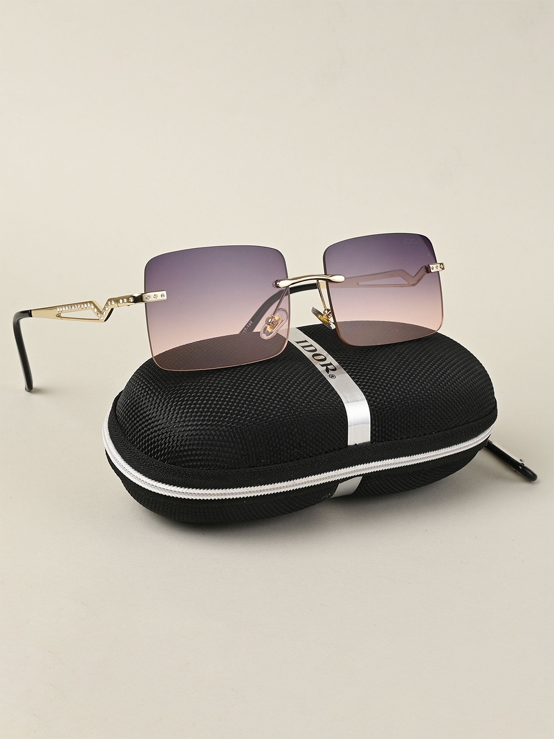 

IDOR Women Rectangle UV Protection Sunglasses IDOR-5279-PNK-Pink