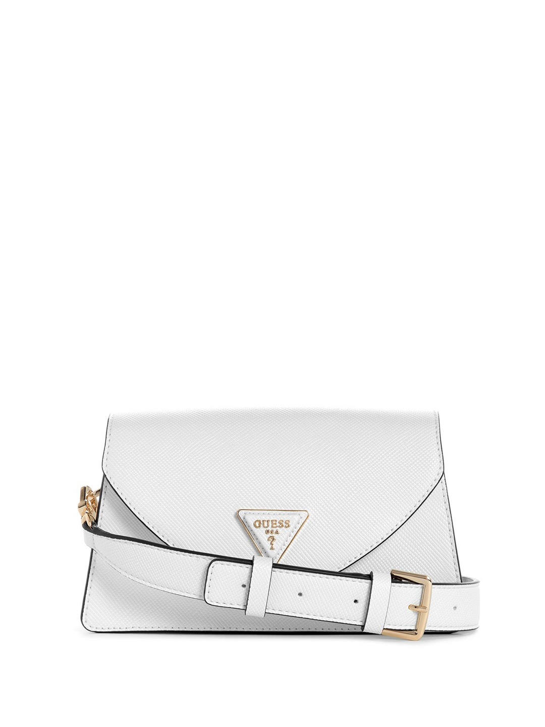 

GUESS PU Swagger Sling Bag, White