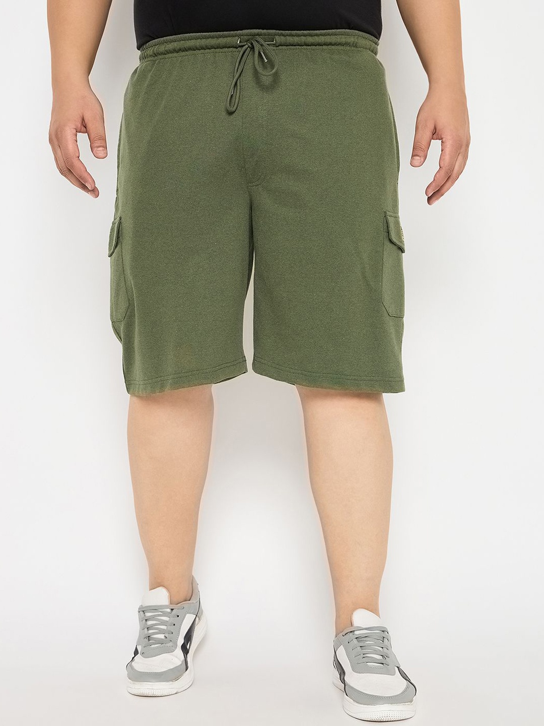 

Adobe Men Plus Size Mid-Rise Cargo Shorts, Olive