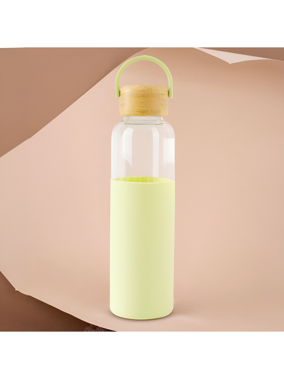 

UMAI Green & Transparent Single Glass Solid Water Bottle