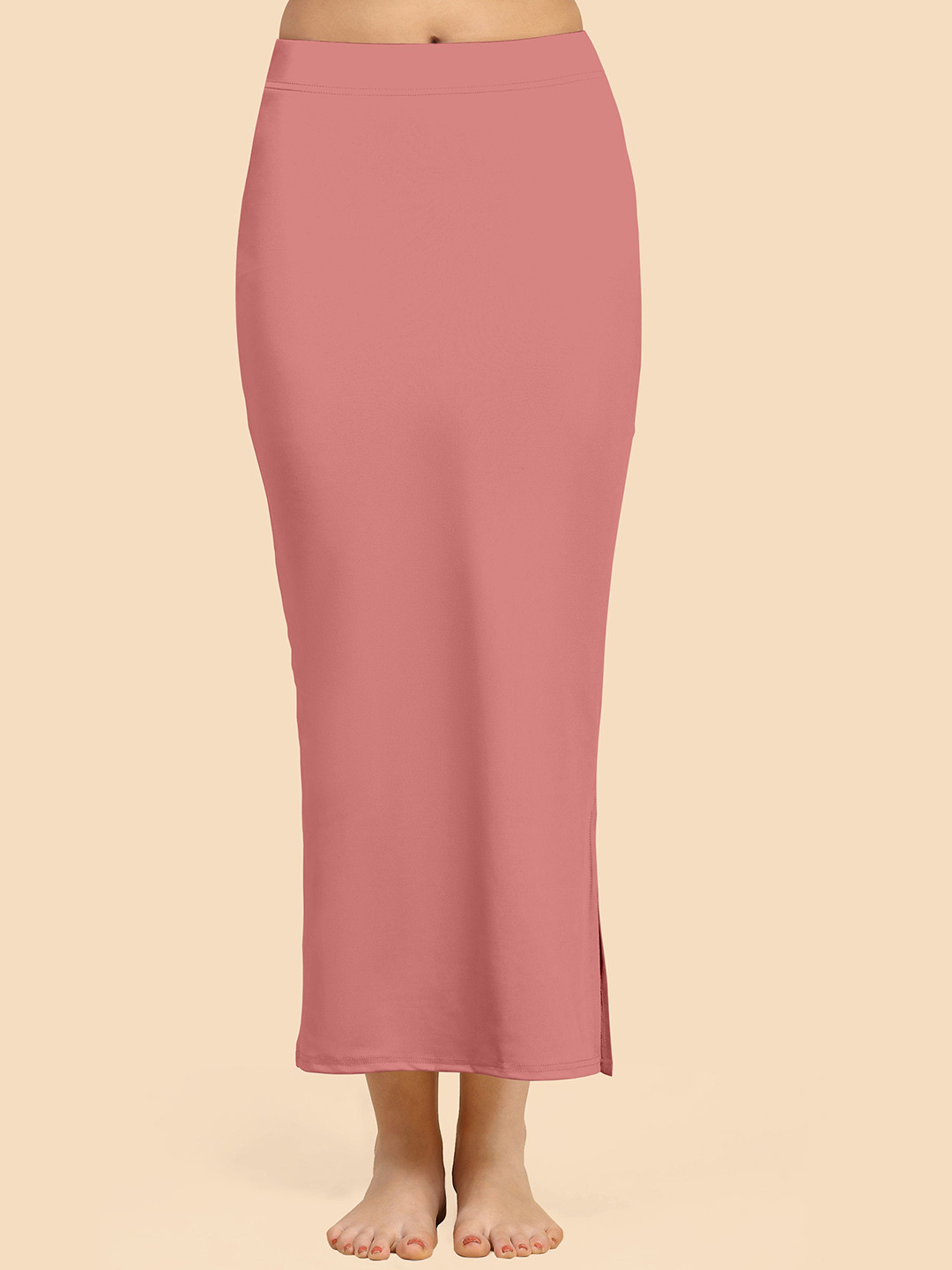 

Trendmalls Women's High Rise Mermaid-Fit Shapewear Petticoat, Peach