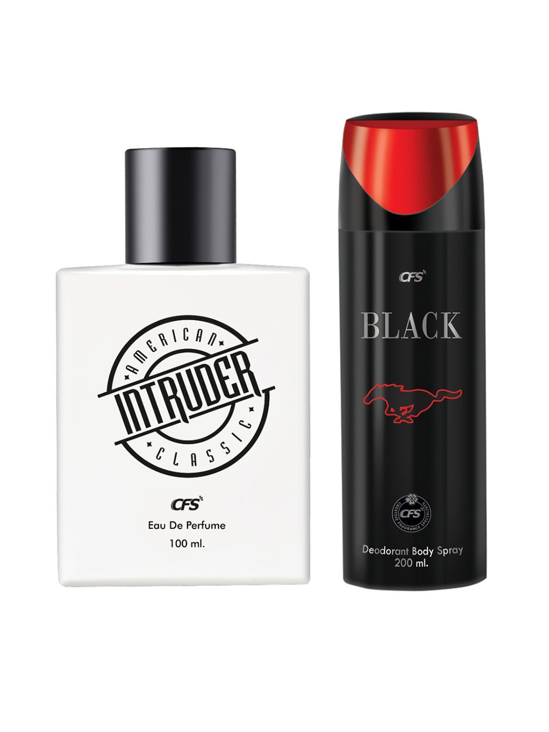 

CFS Intruder Eau De Parfum - 100 ml & Black Long Lasting Deodorant - 200 ml