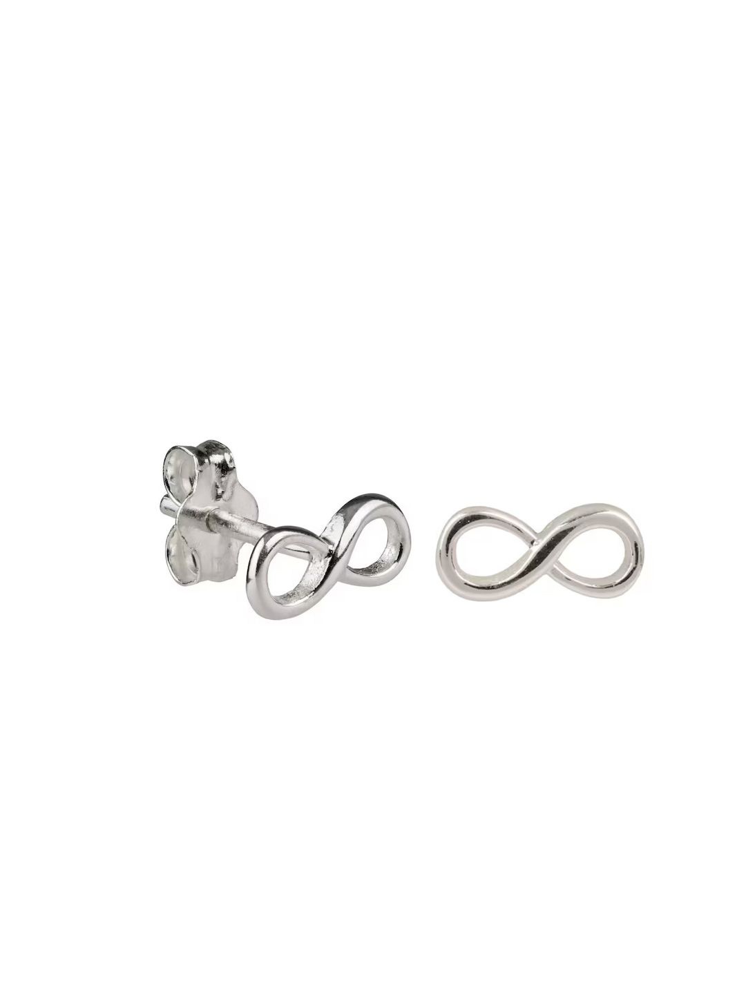 

DressBerry 925 Sterling Silver Infinity Loop Studs Earrings