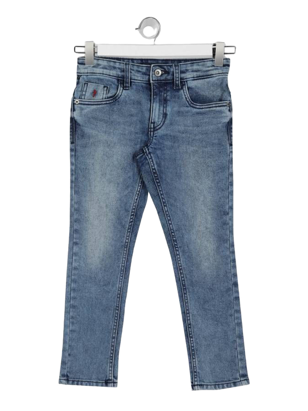 

Indian Terrain Boys Classic Heavy Fade Jeans, Blue