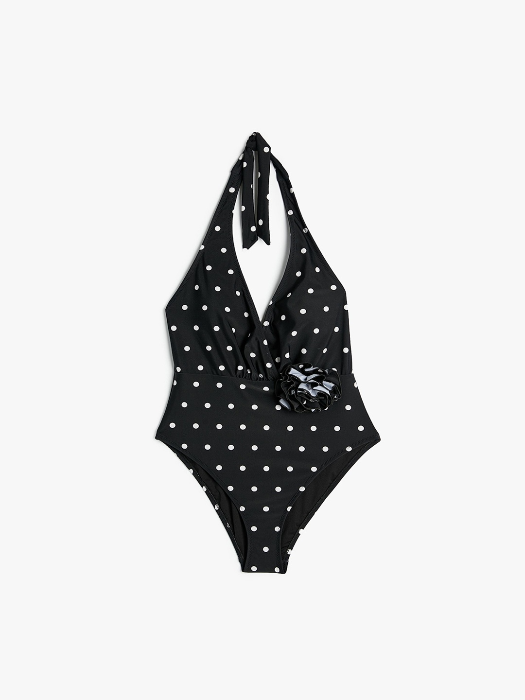 

Koton Printed Swim Bodysuit, Black