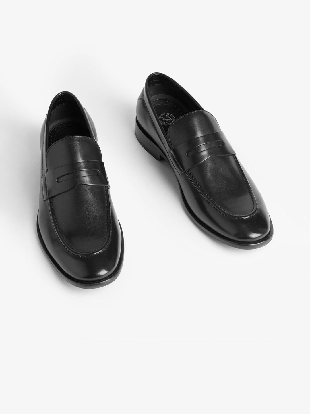 

Marks & Spencer Men Leather Loafers, Black