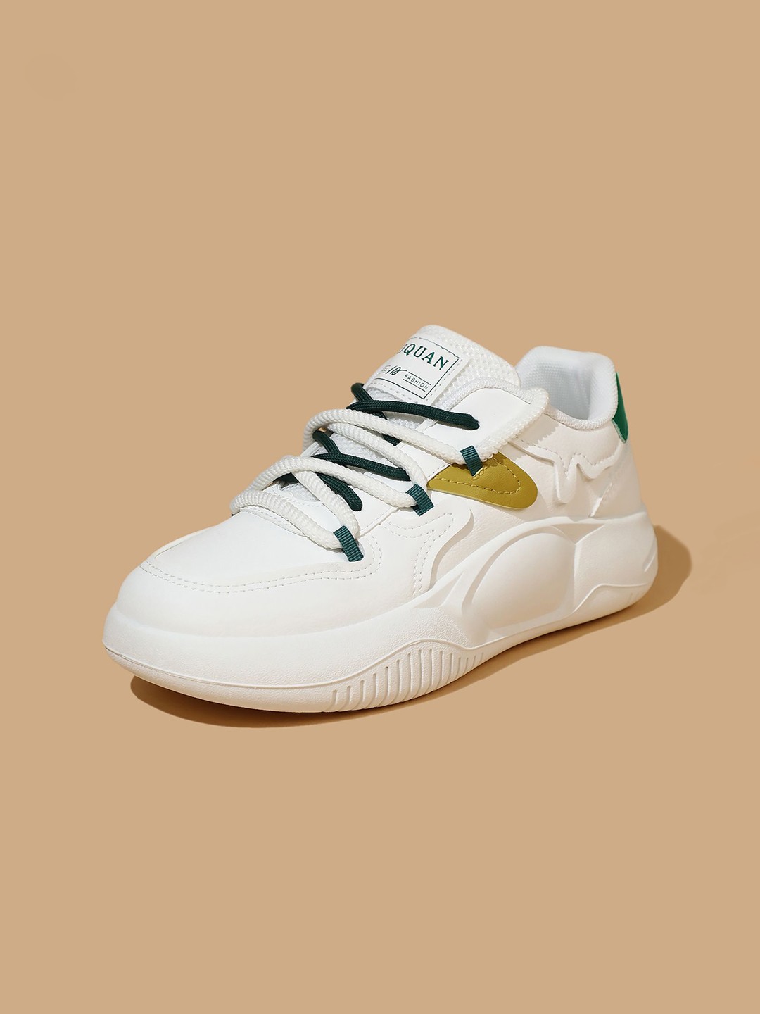 

LULU & SKY Women Colourblocked Sneakers, White