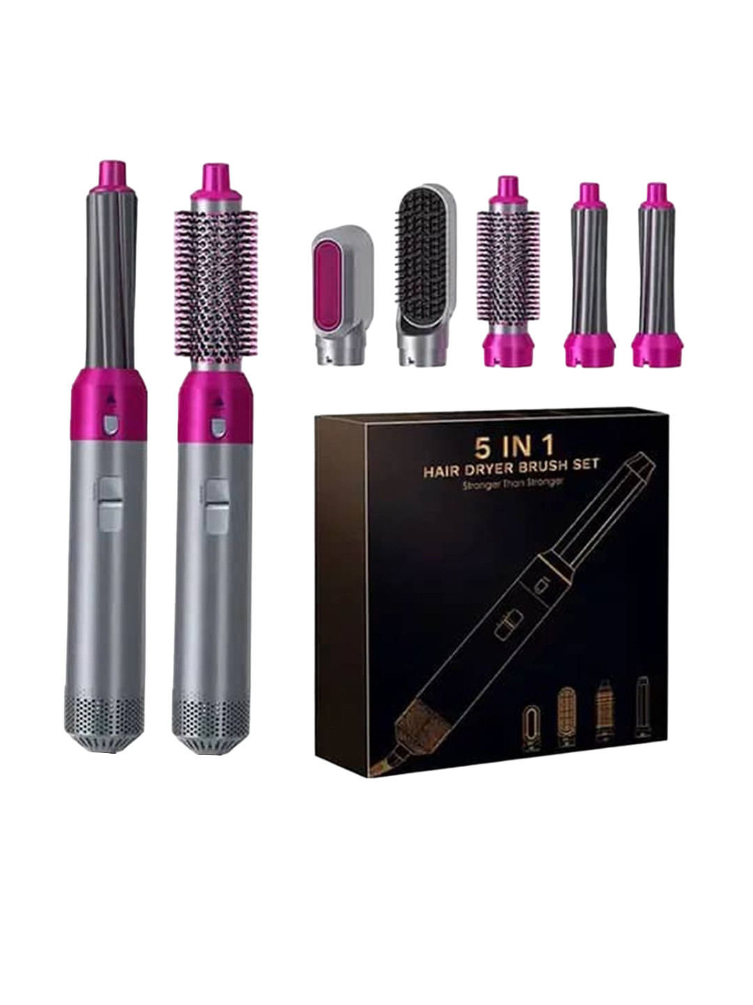

GORGIO PROFESSIONAL 5 In 1 Hair Dryer Brush Set, Grey