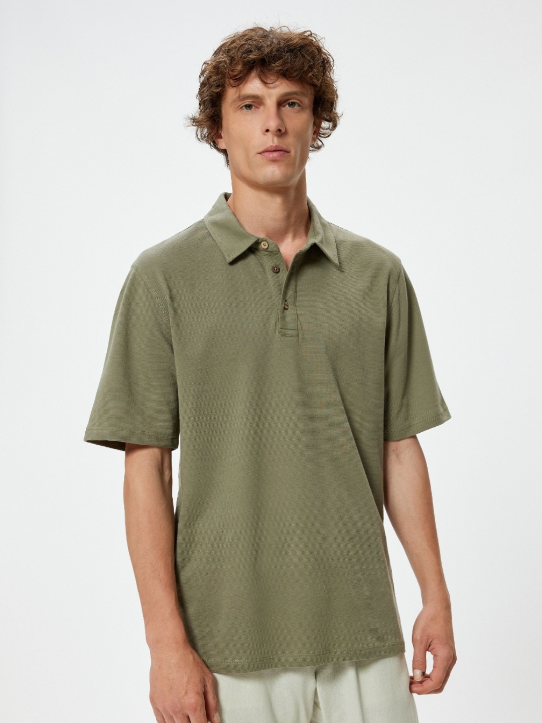 

Koton Men Pockets Slim Fit T-shirt, Khaki