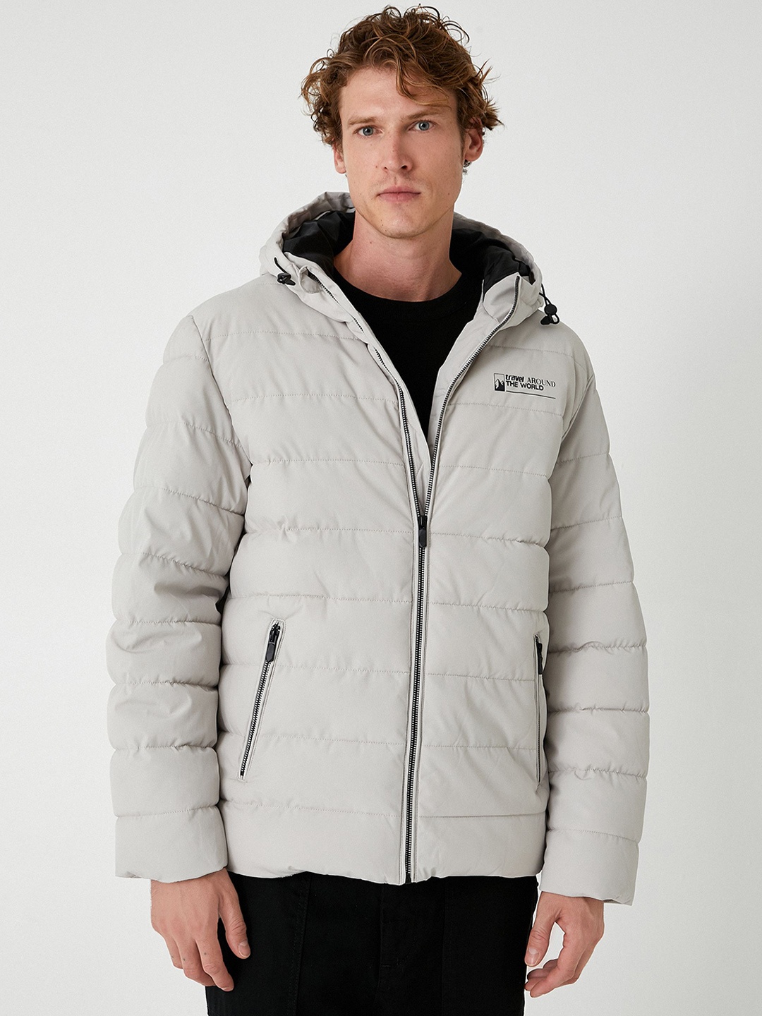 

Koton Men Puffer Jacket, Grey