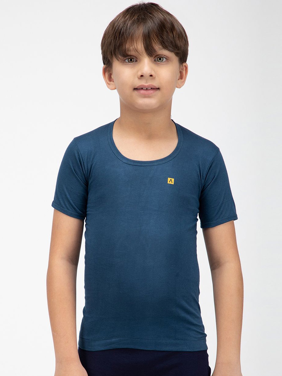 

AMUL COMFY Round Neck Innerwear Vests AC-CSRNS-VE-AF-35-1PC, Blue