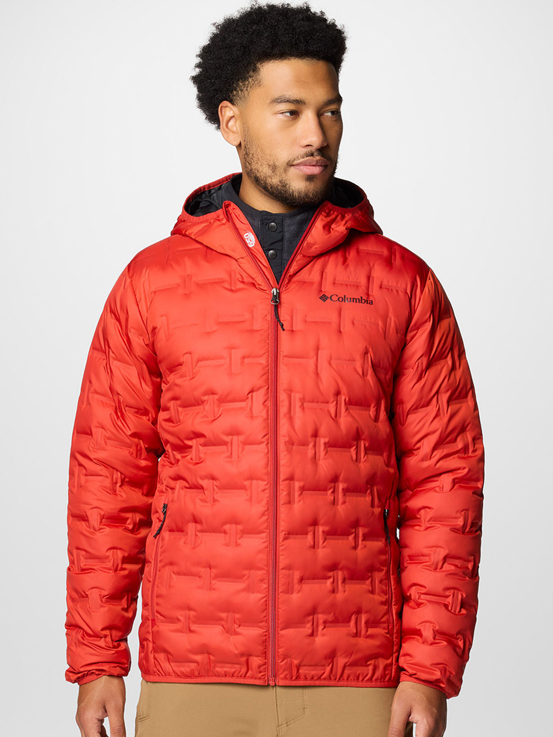 

Columbia Delta Ridge II Down Men Hooded Jacket, Red