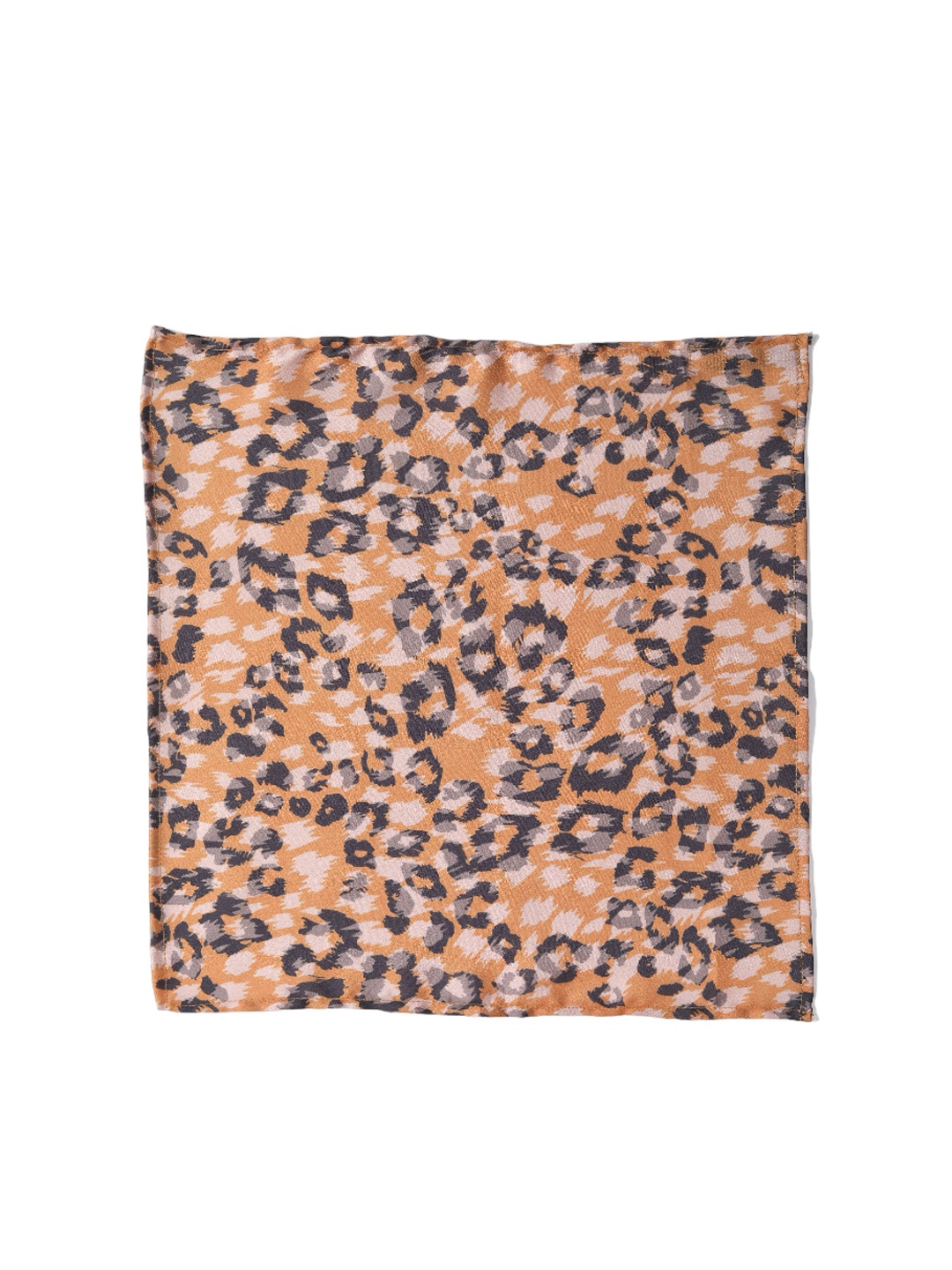 

MODARTA Abstract Printed Pocket Squares, Brown