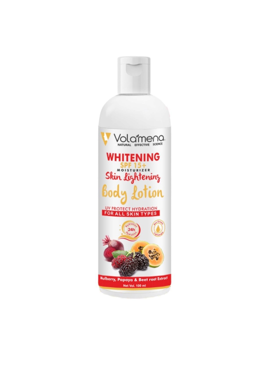 

Volamena Whitening Moisturizer with SPF 15 Body Lotion 100 ml, White