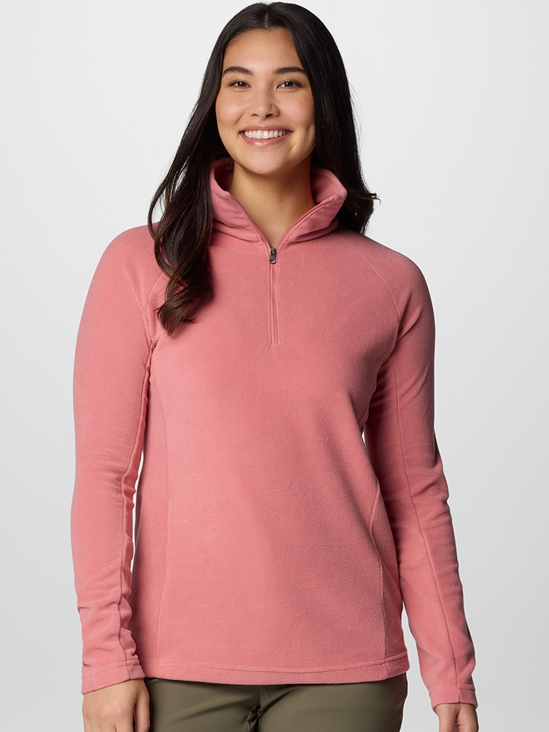 

Columbia Glacial IV 1/2 Zip Women Fleece Jacket, Red