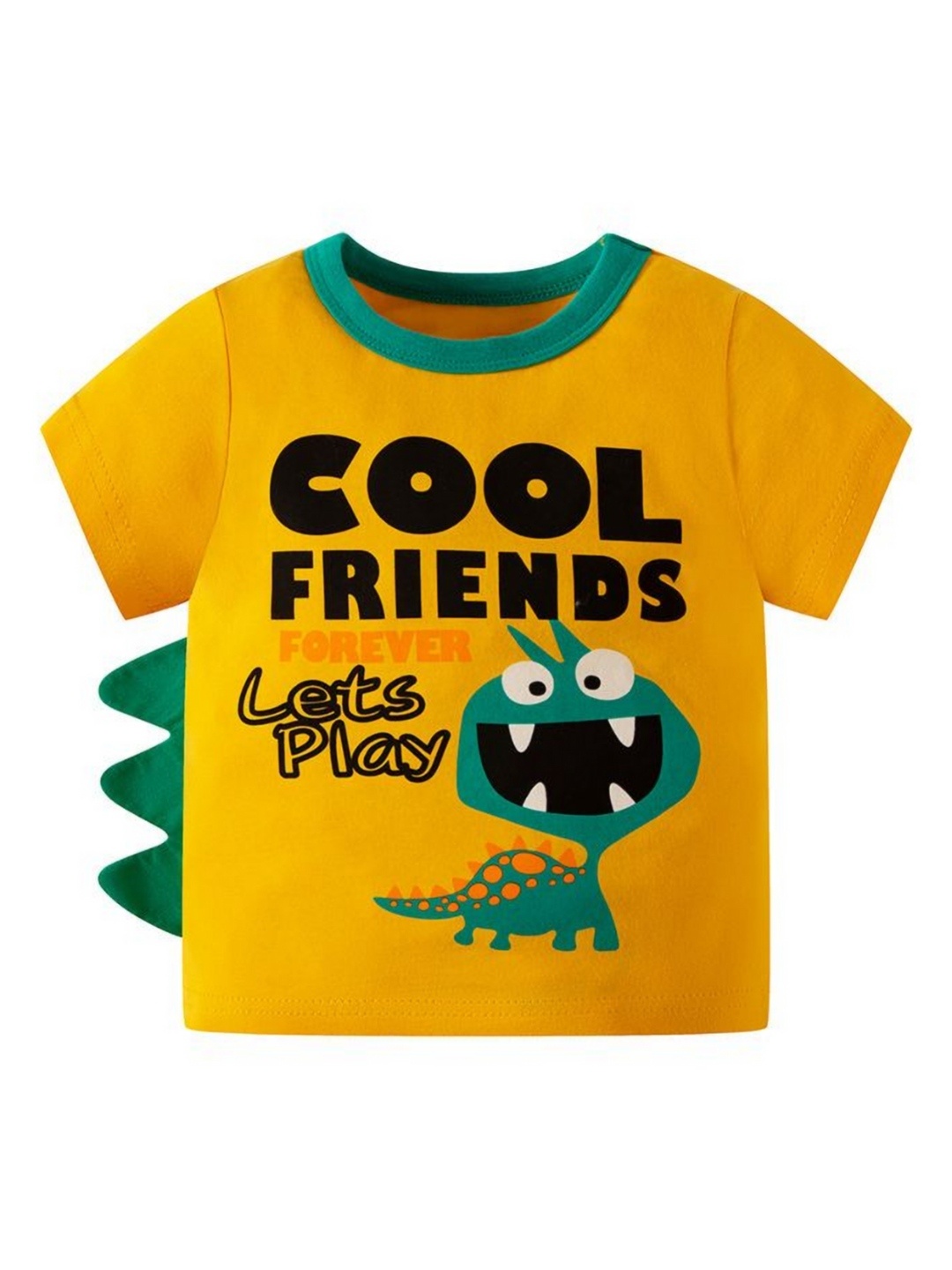 

StyleCast Kids Typography Printed Applique T-shirt, Mustard