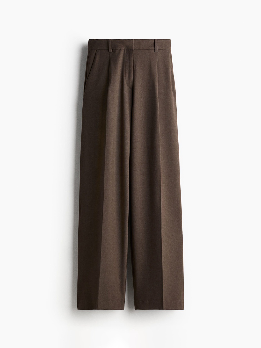 

H&M Women Wide Trousers, Brown