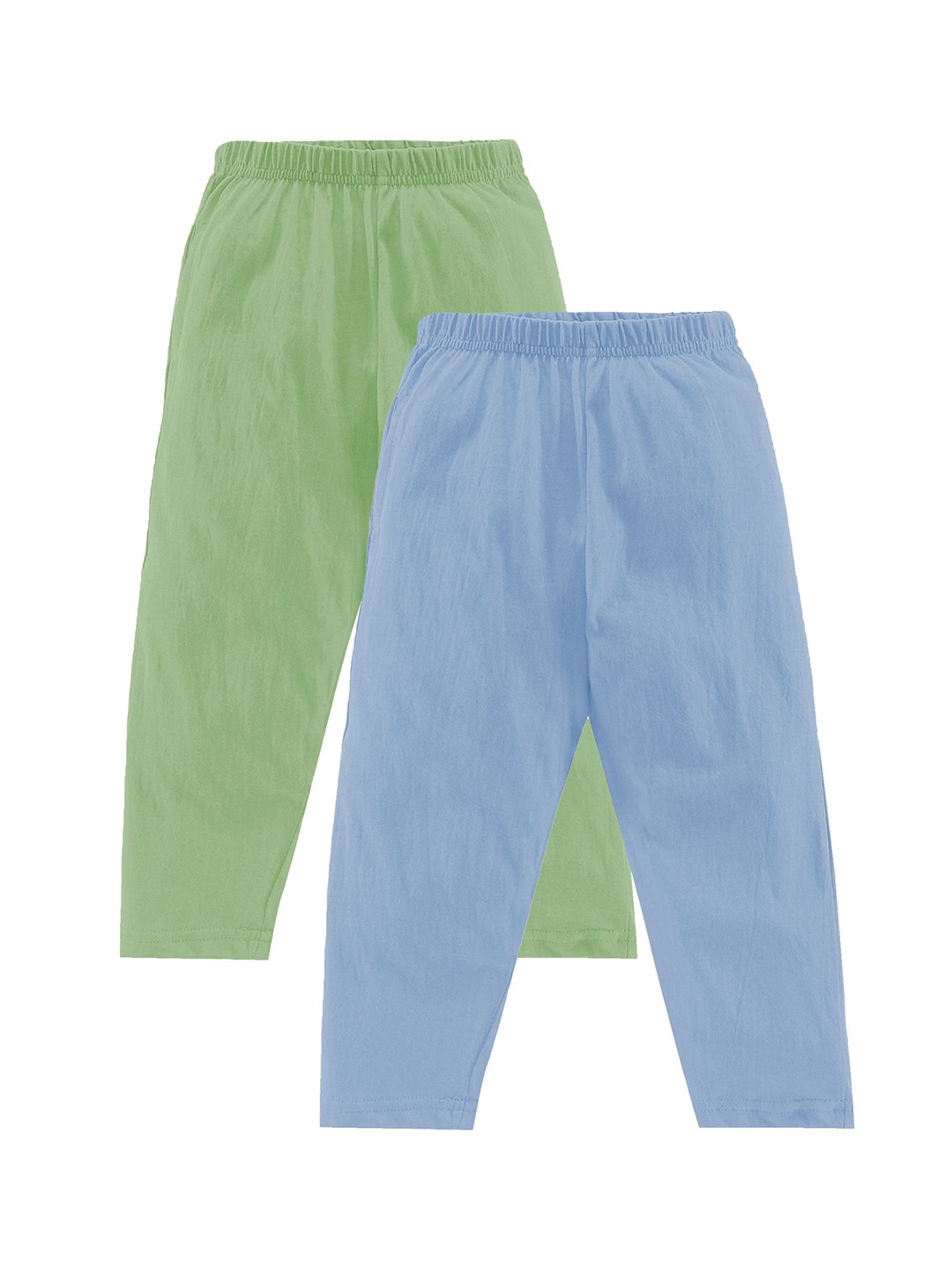 

KiddoPanti Boys Pack Of 2 Cotton Lounge Pants, Green