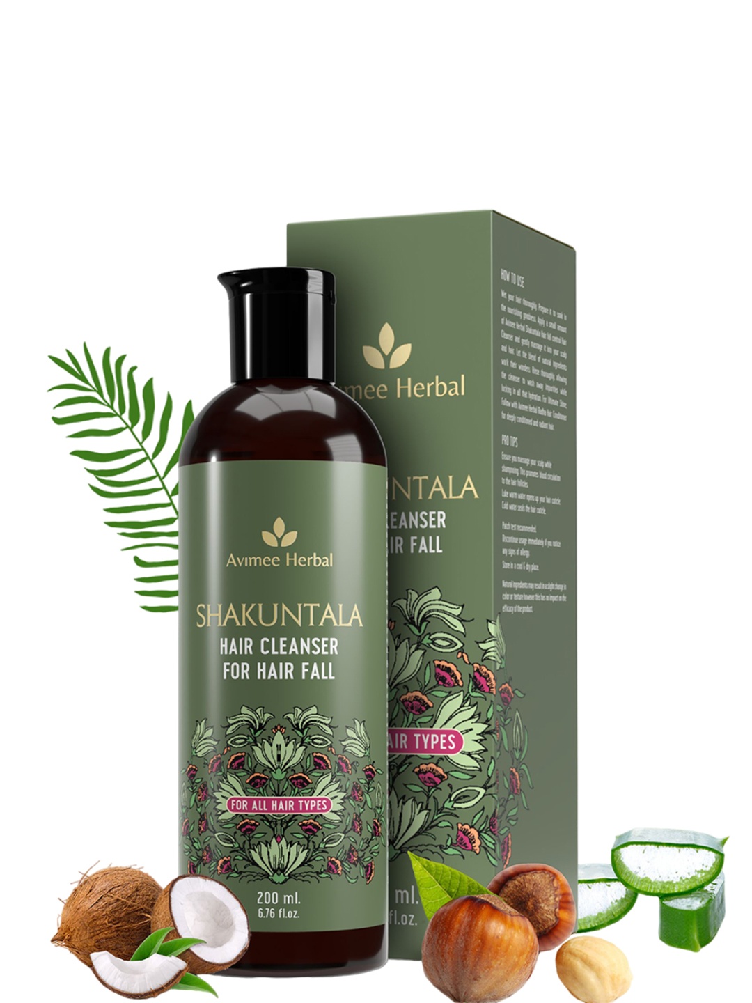 

Avimee Herbal Shakuntala Hair Fall Control Shampoo- 200 ml, Green