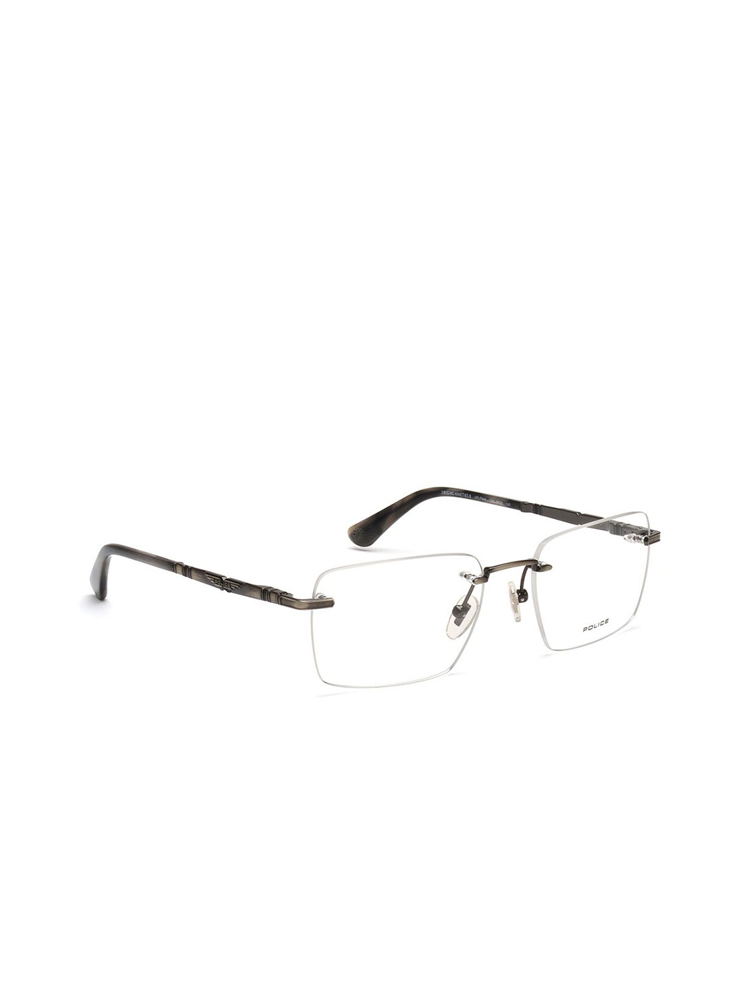 

Police Men Rimless Square Frames, Grey