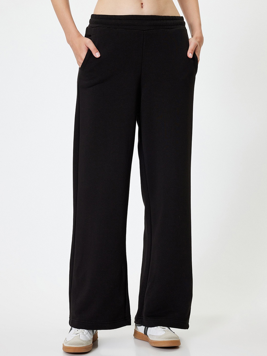 

Koton Women Relaxed-Fit Track Pant, Black
